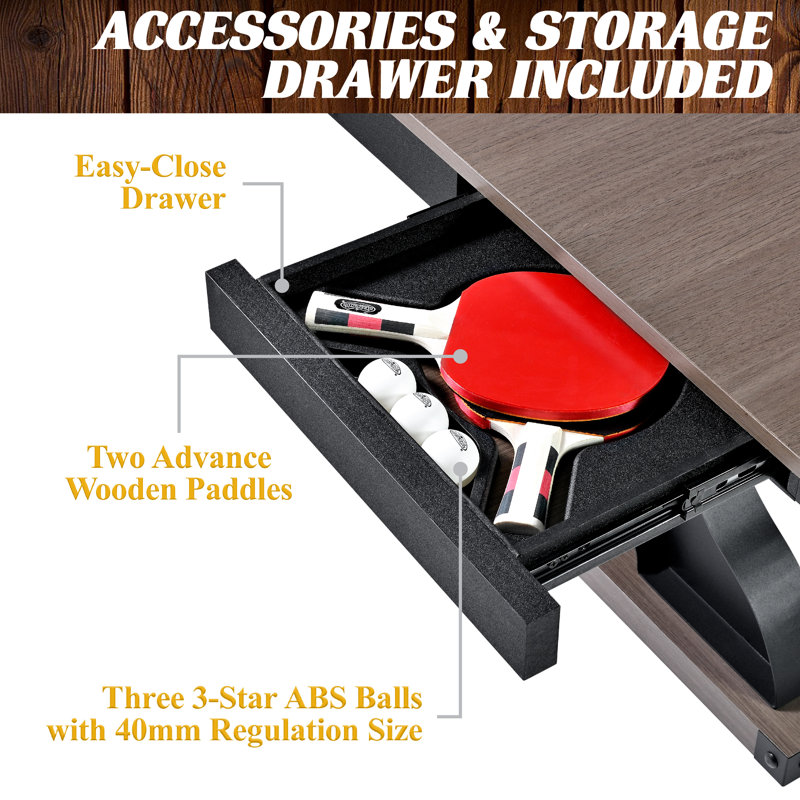 Barrington Coventry Indoor Table Tennis Table, 7ft 2in1 Dining Table